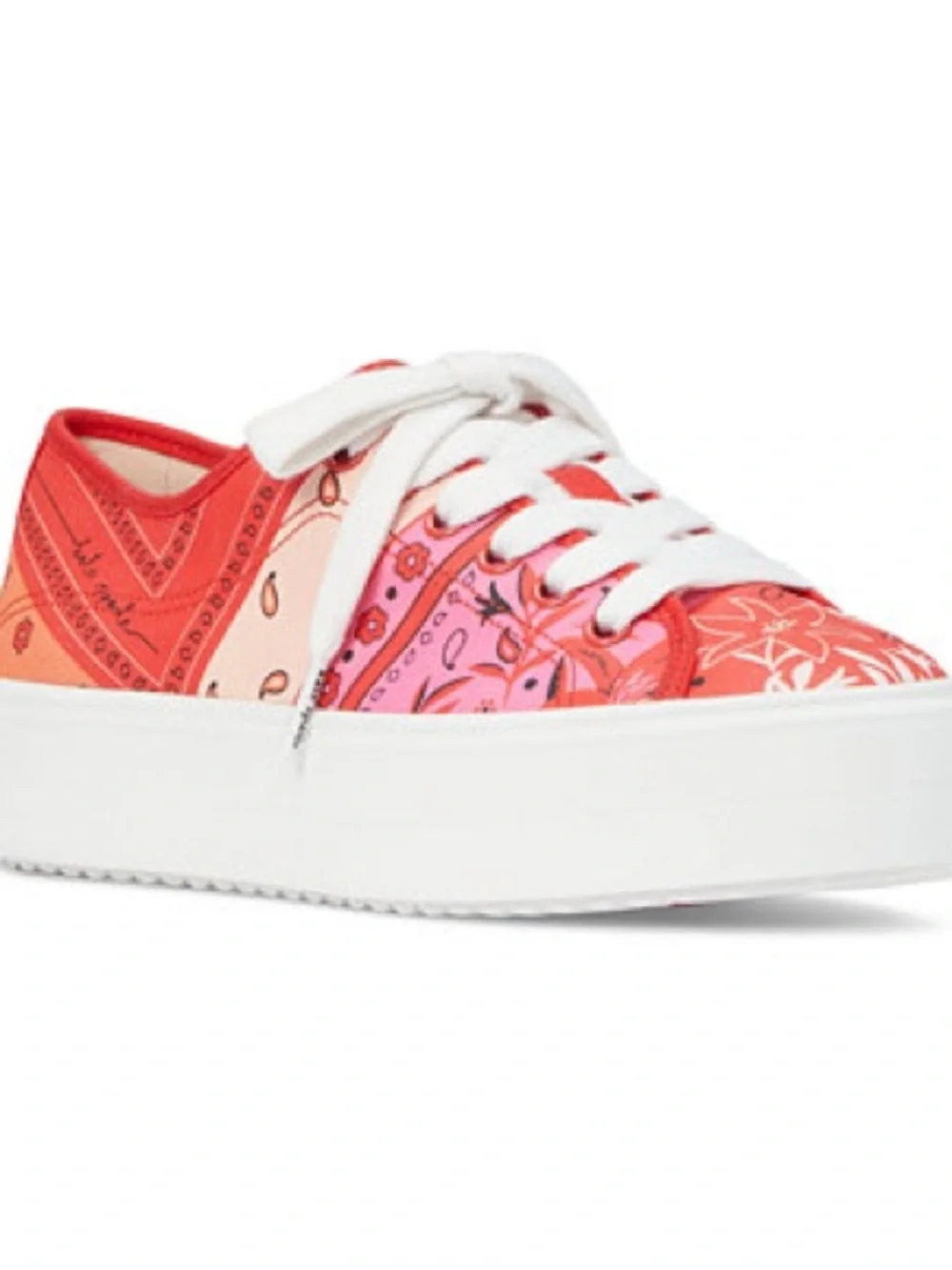 Kate Spade New York Women's Serve Bandana Patchwork Sneakers